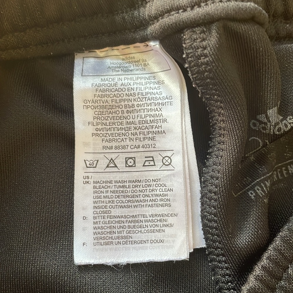 Adidas Boys Size 11-12 Year Old Black Jogger Pants - Picture 5 of 6